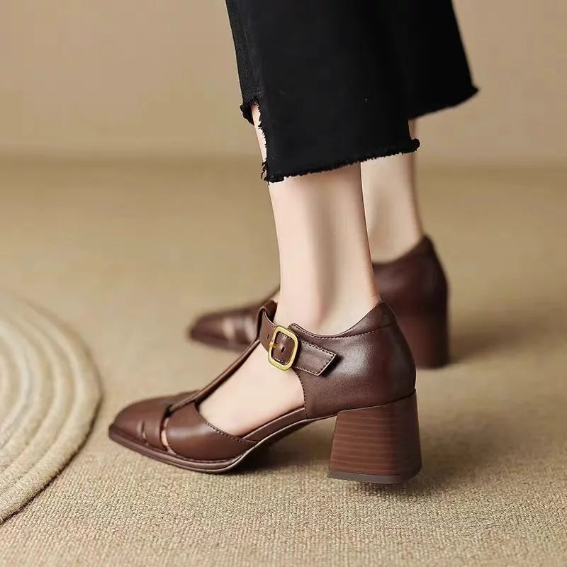 NL-474 KADIN TOPUKLU SANDALET