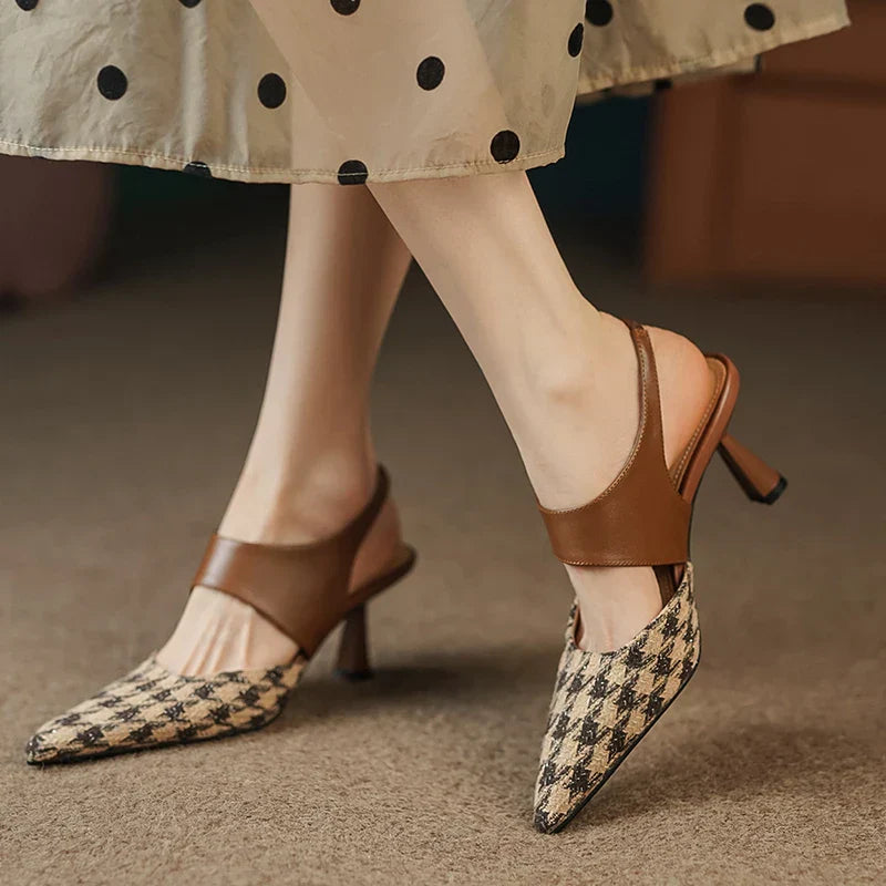 NL-205 KADIN TOPUKLU SANDALET