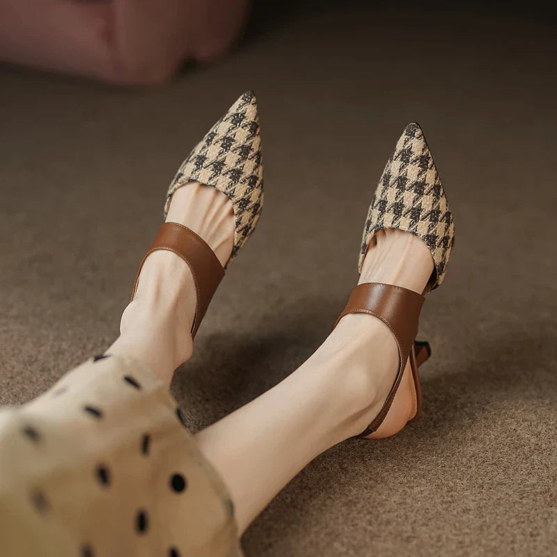 NL-205 KADIN TOPUKLU SANDALET