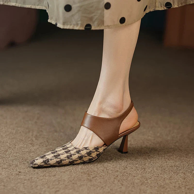 NL-205 KADIN TOPUKLU SANDALET