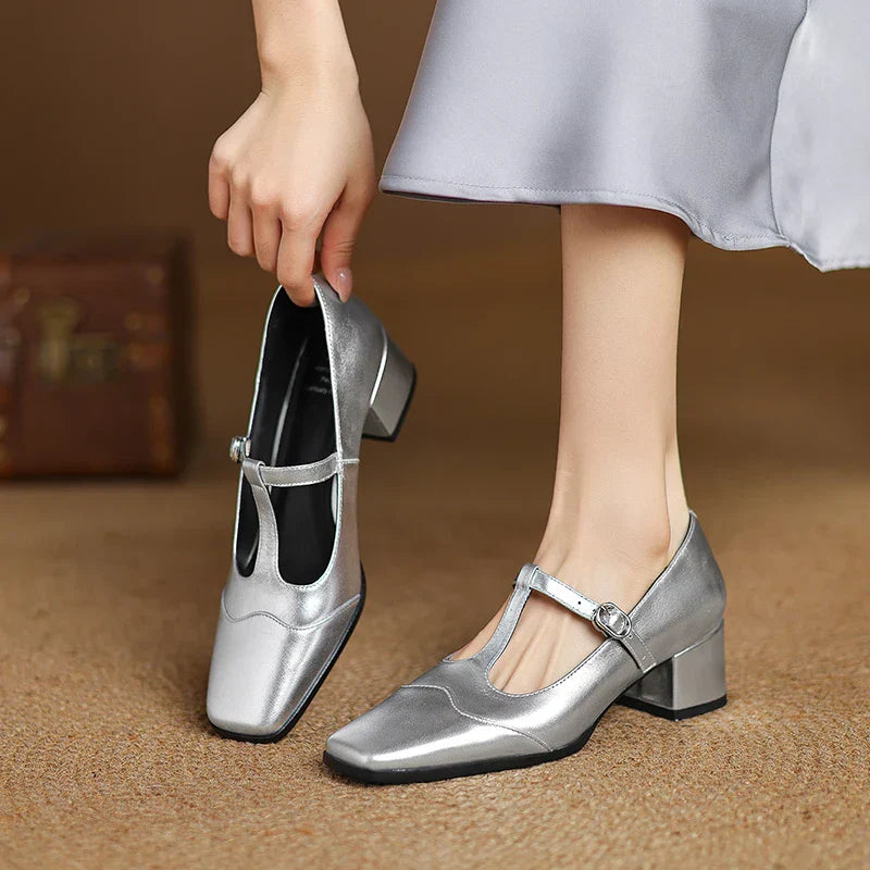 NL-261 KADIN TOPUKLU SANDALET