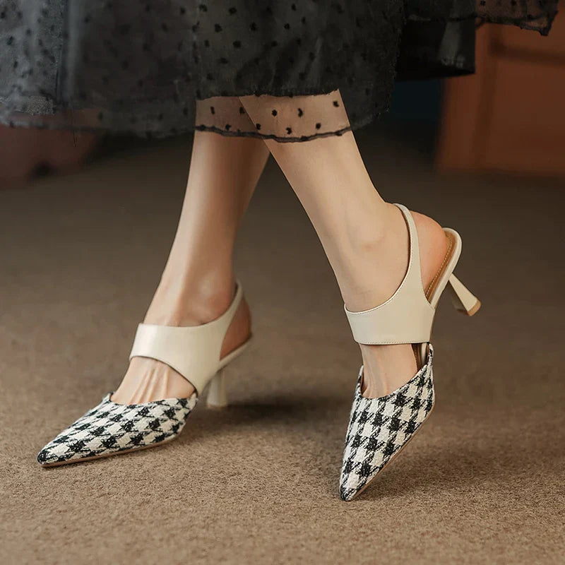 NL-205 KADIN TOPUKLU SANDALET